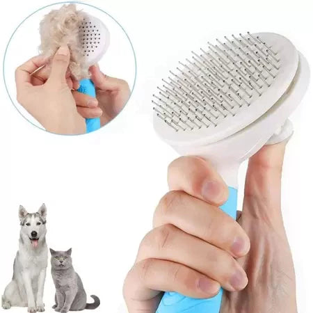 Escova Removedora de pelos Tira Pelos Dos Pets Cães E Gatos coelhos