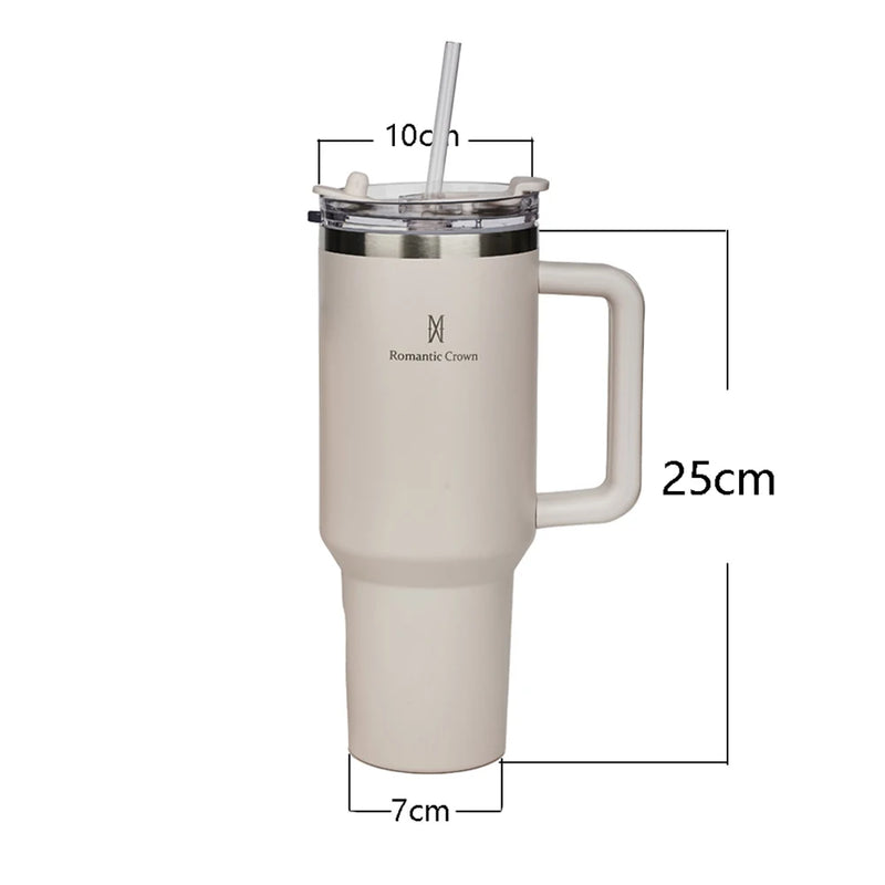 🥤 Copo Térmico Romantic Crown — Estilo, Durabilidade e Bebida na Temperatura Certa!