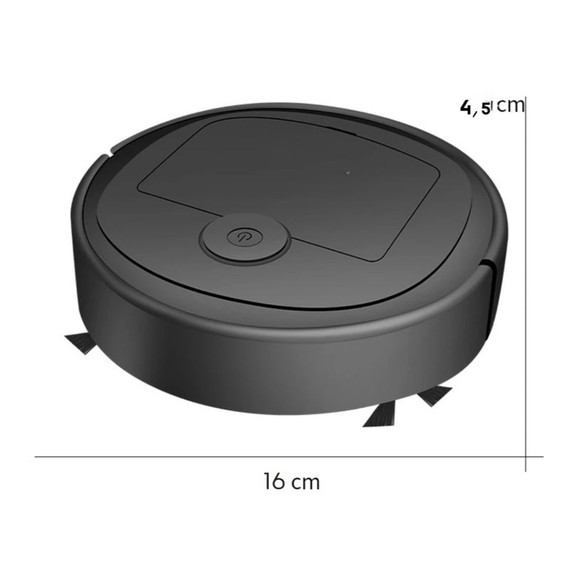 Robô Varredora/Aspirador De Pó 1200PA Automática 3 Em 1 Limpeza Doméstica Robótico Inteligente E Silencioso