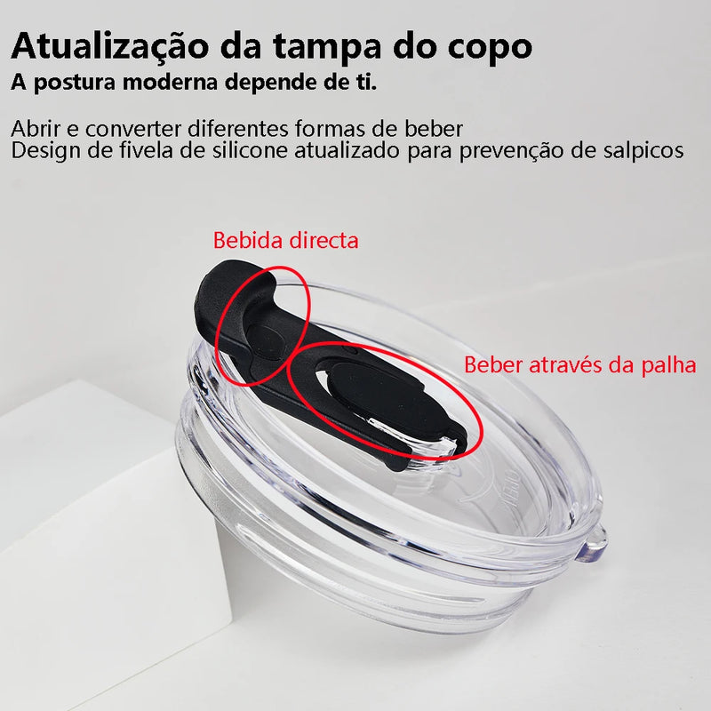 🥤 Copo Térmico Romantic Crown — Estilo, Durabilidade e Bebida na Temperatura Certa!
